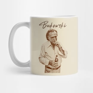 Bukowski - retro vintage sketches Mug